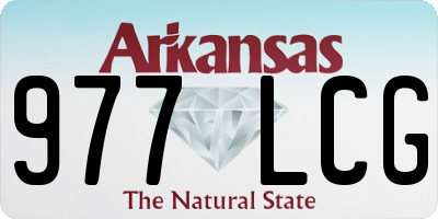 AR license plate 977LCG