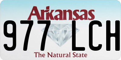 AR license plate 977LCH