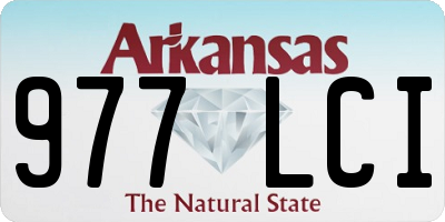 AR license plate 977LCI