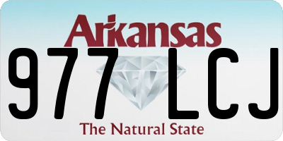 AR license plate 977LCJ