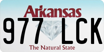 AR license plate 977LCK