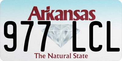 AR license plate 977LCL