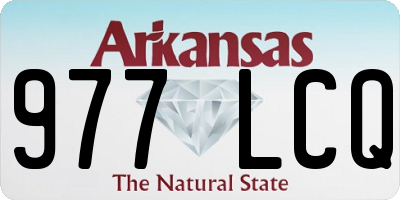 AR license plate 977LCQ