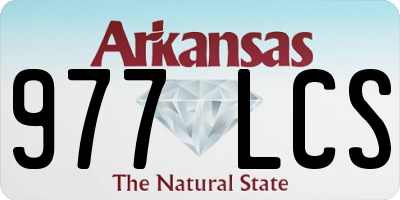 AR license plate 977LCS