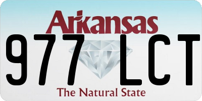 AR license plate 977LCT