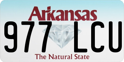 AR license plate 977LCU