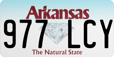 AR license plate 977LCY