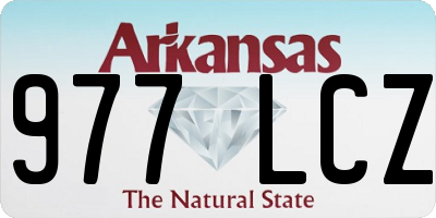 AR license plate 977LCZ