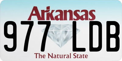 AR license plate 977LDB