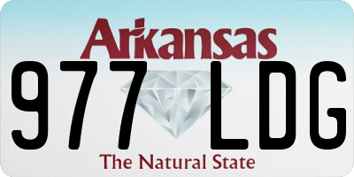 AR license plate 977LDG