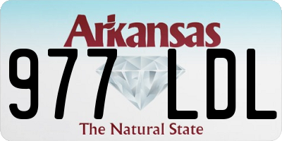 AR license plate 977LDL