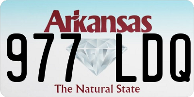 AR license plate 977LDQ