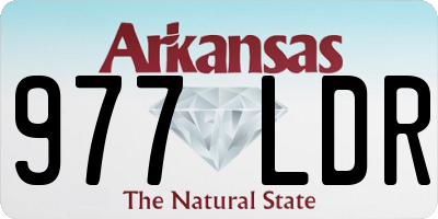 AR license plate 977LDR