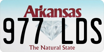AR license plate 977LDS