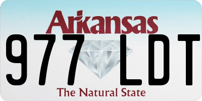 AR license plate 977LDT