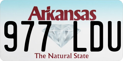 AR license plate 977LDU