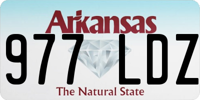 AR license plate 977LDZ