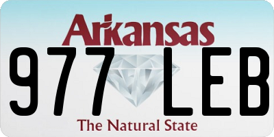 AR license plate 977LEB