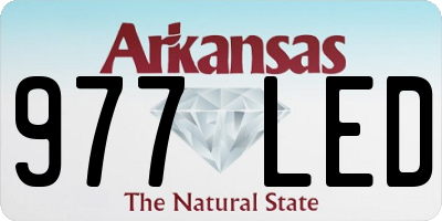 AR license plate 977LED