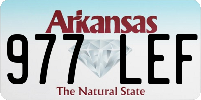 AR license plate 977LEF