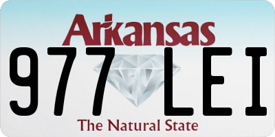 AR license plate 977LEI