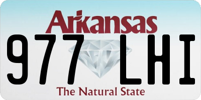 AR license plate 977LHI