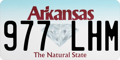 AR license plate 977LHM