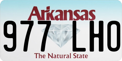 AR license plate 977LHO