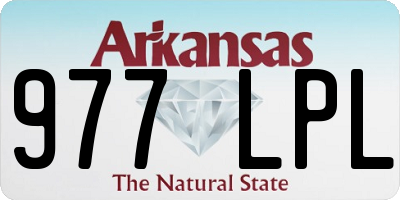 AR license plate 977LPL
