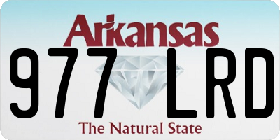 AR license plate 977LRD