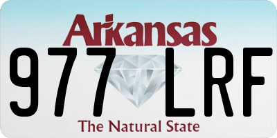 AR license plate 977LRF