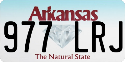 AR license plate 977LRJ