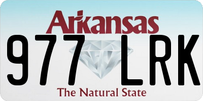 AR license plate 977LRK