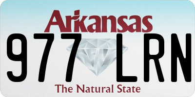 AR license plate 977LRN