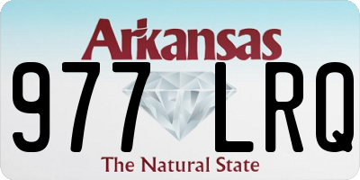 AR license plate 977LRQ