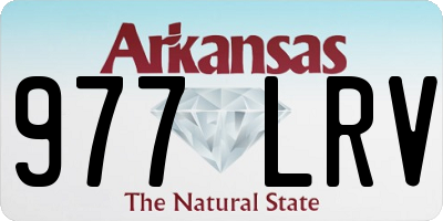 AR license plate 977LRV