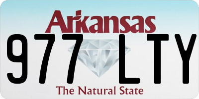 AR license plate 977LTY
