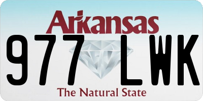 AR license plate 977LWK