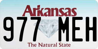 AR license plate 977MEH