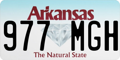 AR license plate 977MGH