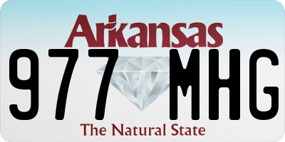 AR license plate 977MHG