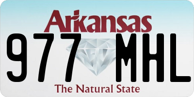 AR license plate 977MHL