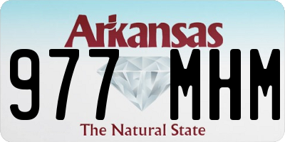 AR license plate 977MHM