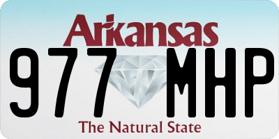 AR license plate 977MHP