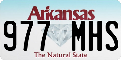 AR license plate 977MHS