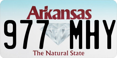 AR license plate 977MHY