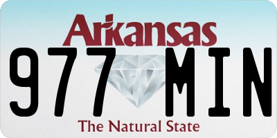 AR license plate 977MIN