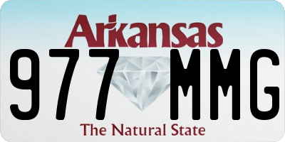 AR license plate 977MMG