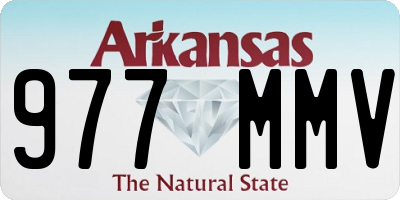 AR license plate 977MMV