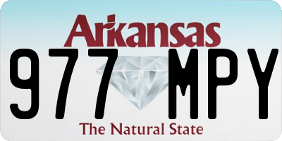 AR license plate 977MPY